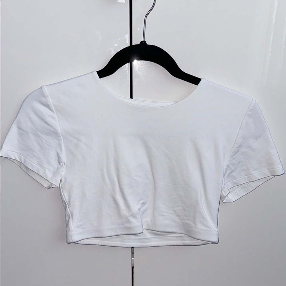 Classic White Crop Top